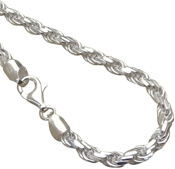 Amazon | 存在感あり(幅 3.3mm 長さ 40cm 長さ選択可) シルバー925